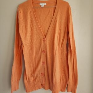 Orange  Cardigan
